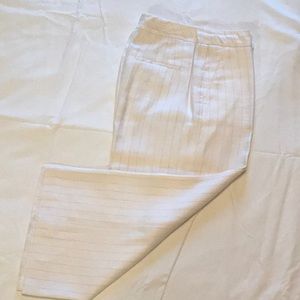 White House Black Market Wide Leg Crop Pants